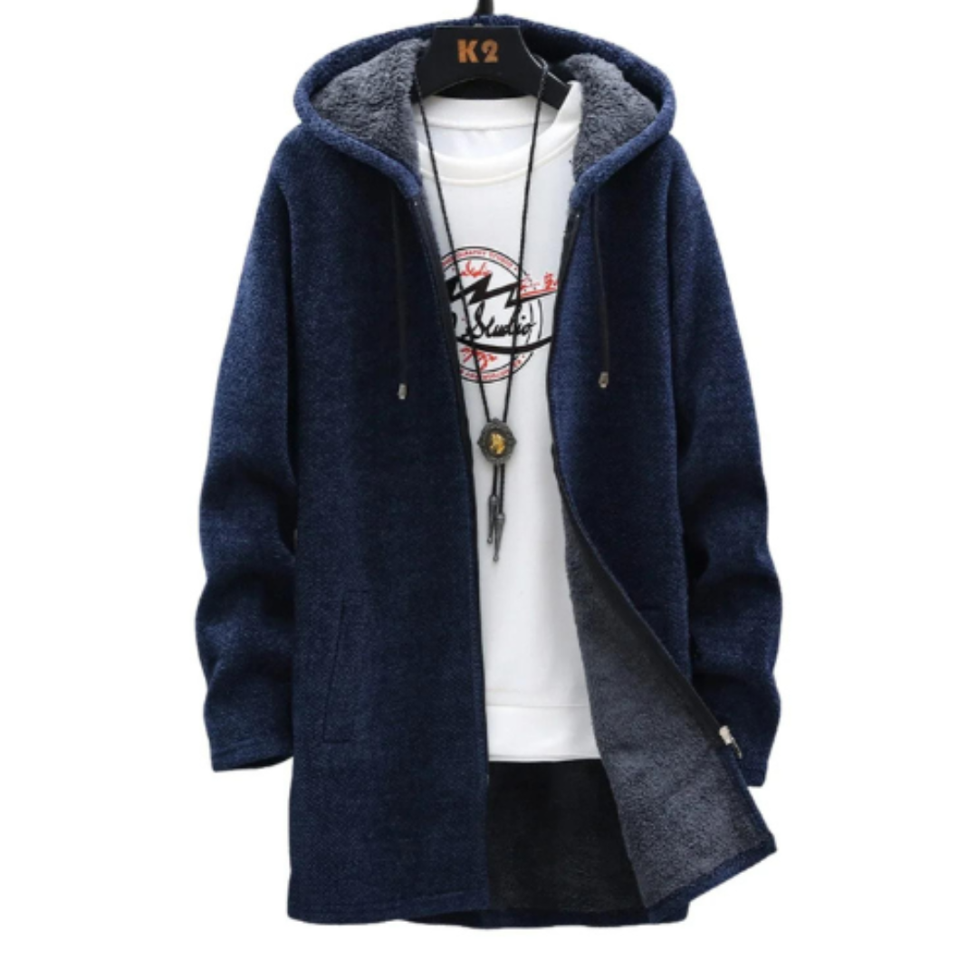 Lange Kapuzenjacke für Damen