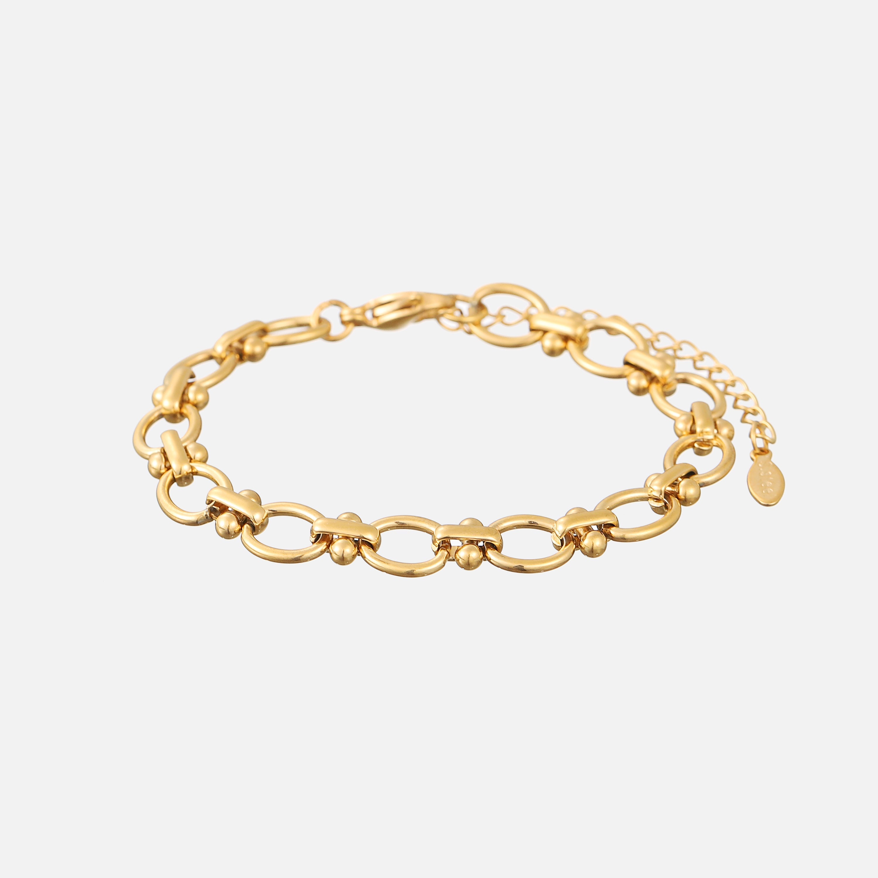 Goldenes Armband mit Perlenakzenten – Elegant & Feminin