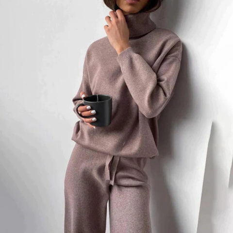 Zyra | Damen Moderne Hosen Set | Langarm