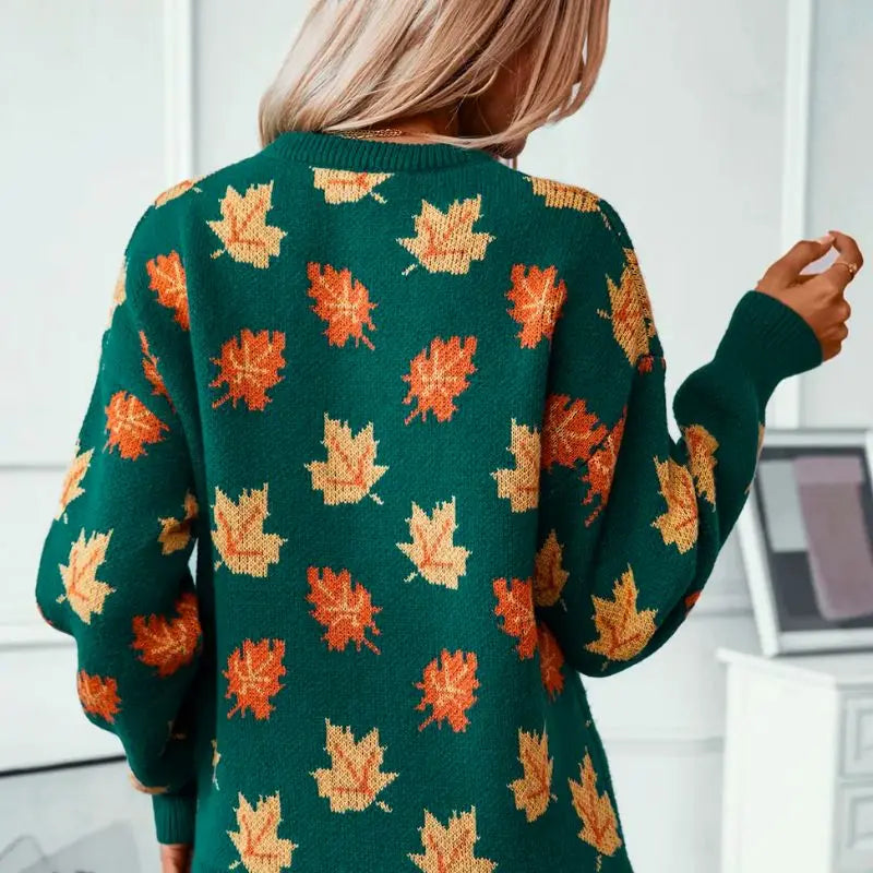 Gemütlicher Herbststrickpullover