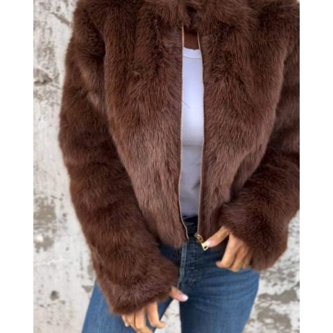 Zea | Damen Elegante Weiche Winterjacke | Kurz