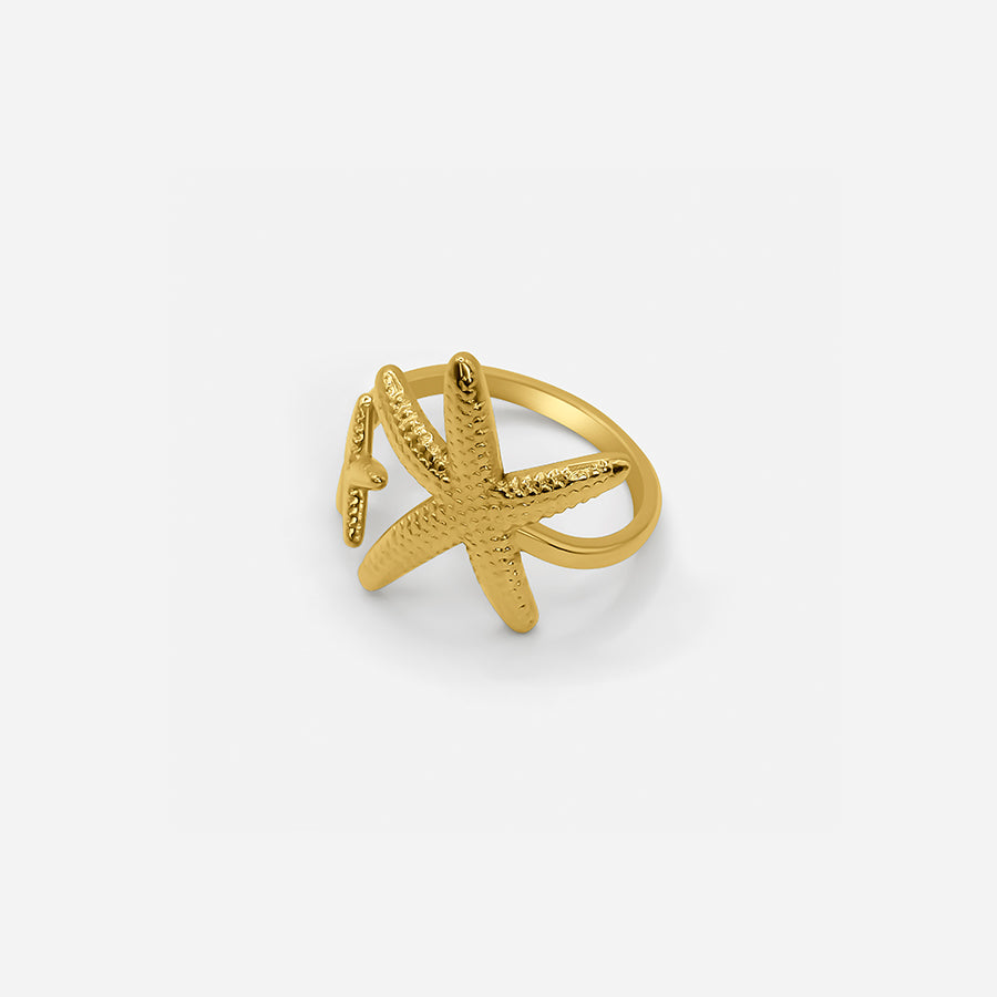 Goldener Seestern-Ring – Ein Hauch von Meer für deinen Look
