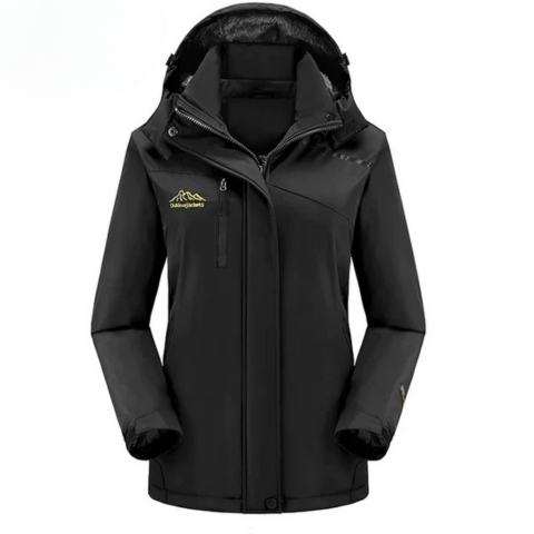 Heidilyn | Damen Winter Kapuzen Softshell Jacke | Lang