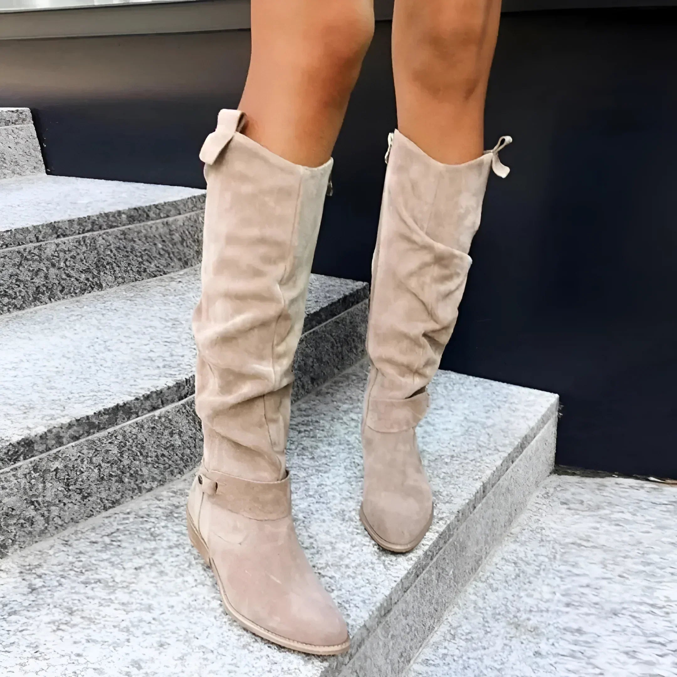 TaffyStep™ - Hochwertige Lederstiefel