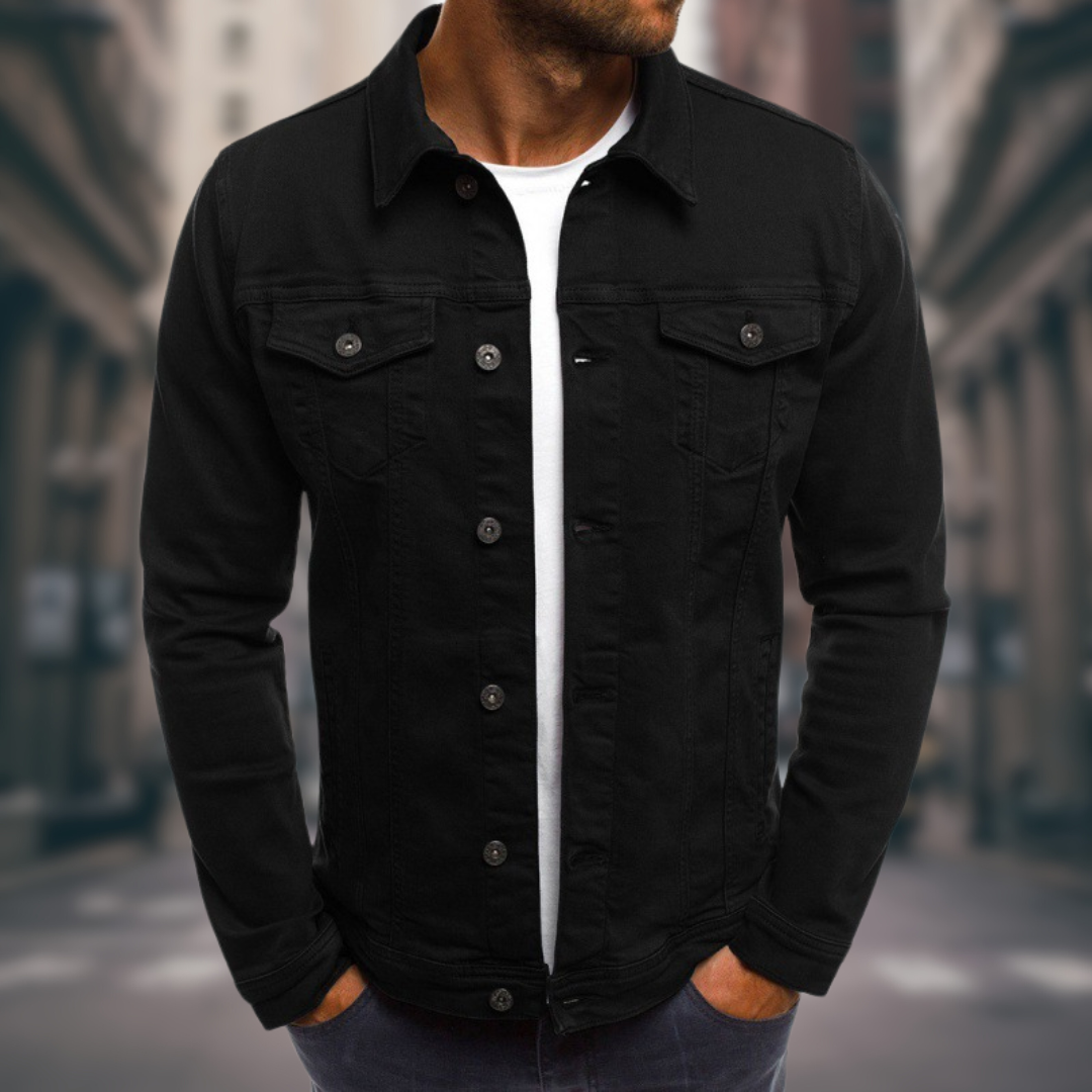 Trendy Freizeit-Jeansjacke für Herren