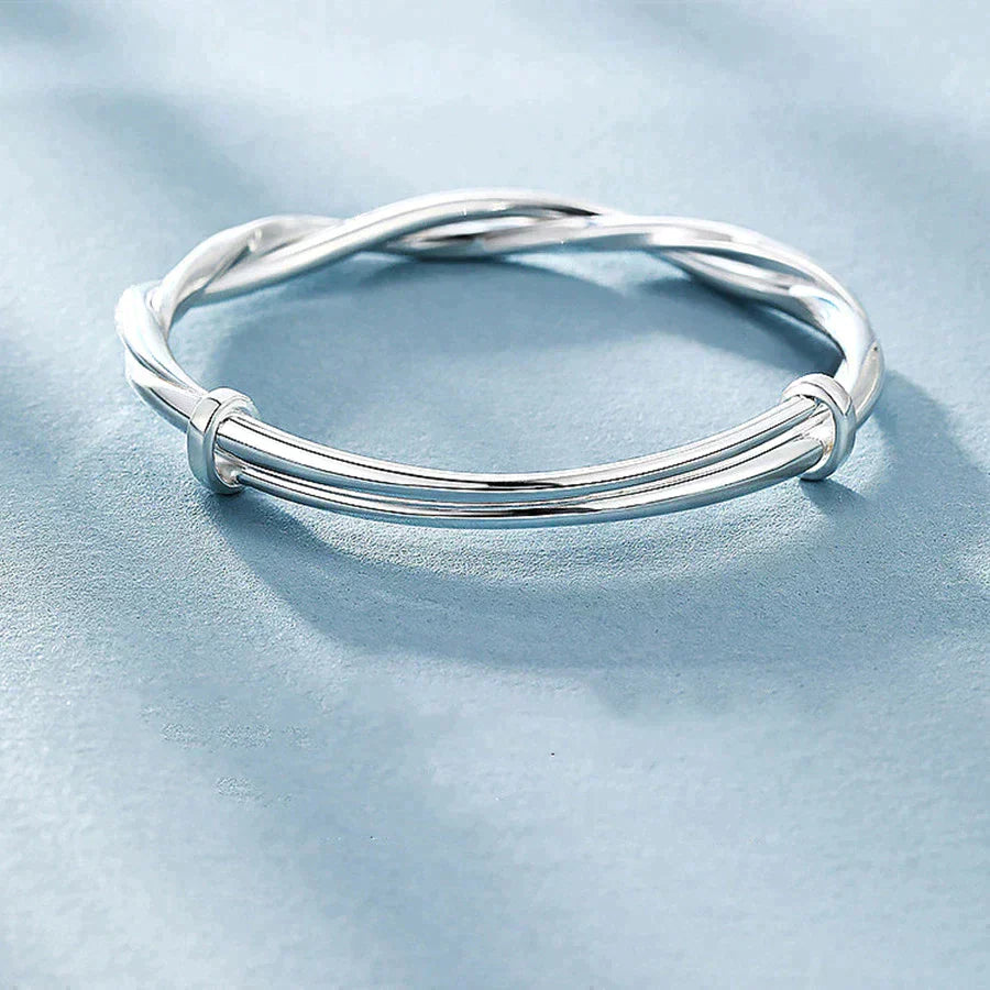 Camilla | Gedrehte 925 Sterling Silber Armband