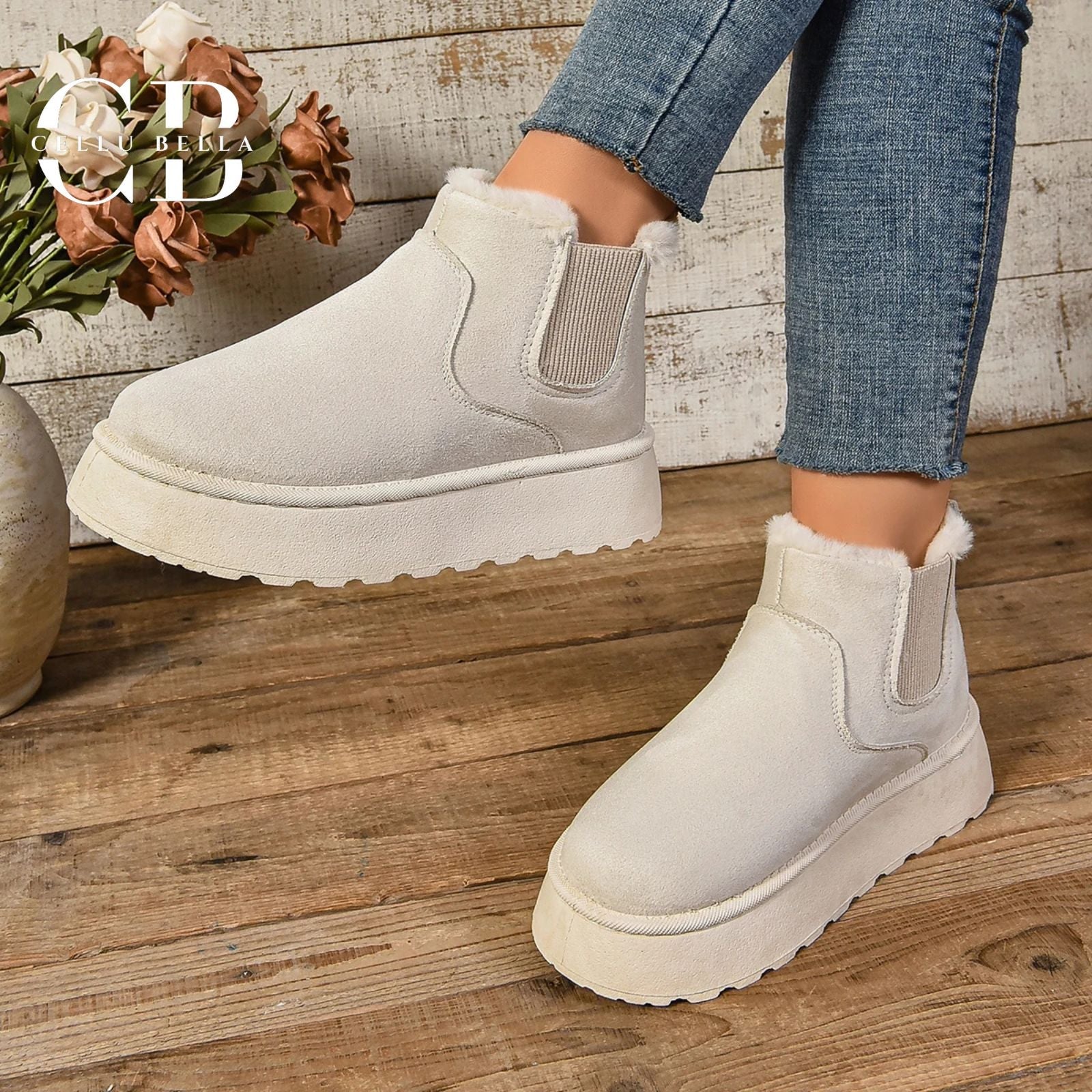 Winterveilchen Soft Boots – Eleganz und Wärme für jede Gelegenheit