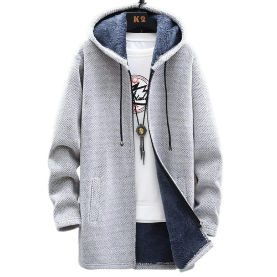 Lange Kapuzenjacke für Damen