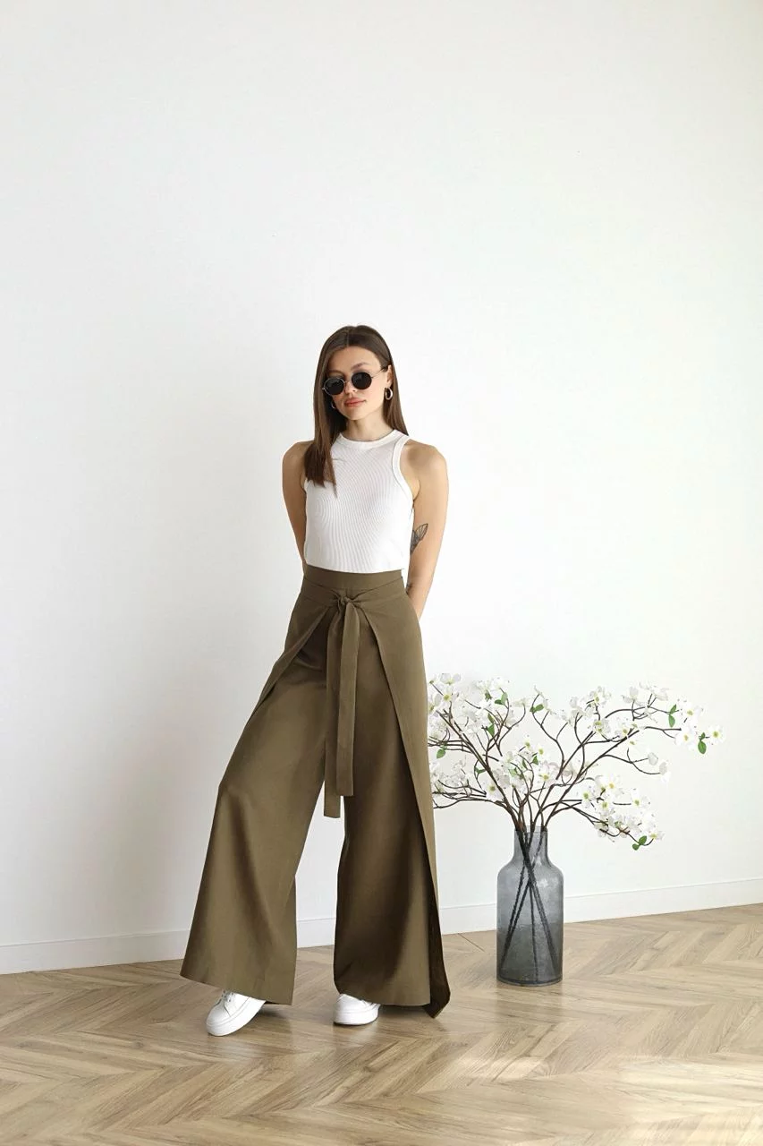 Wide-Leg Trousers | Linen | Bequem und elegant