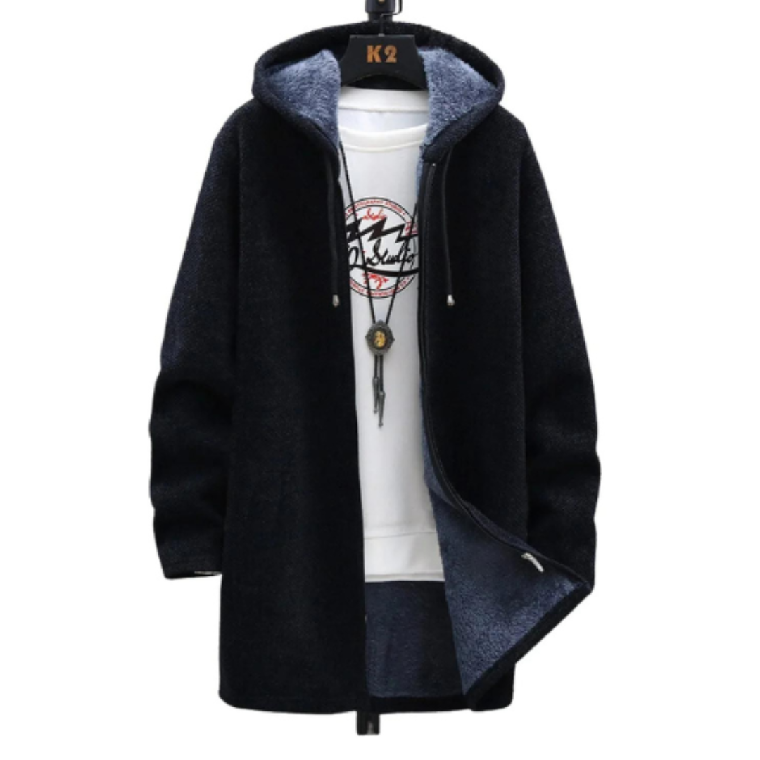 Lange Kapuzenjacke für Damen