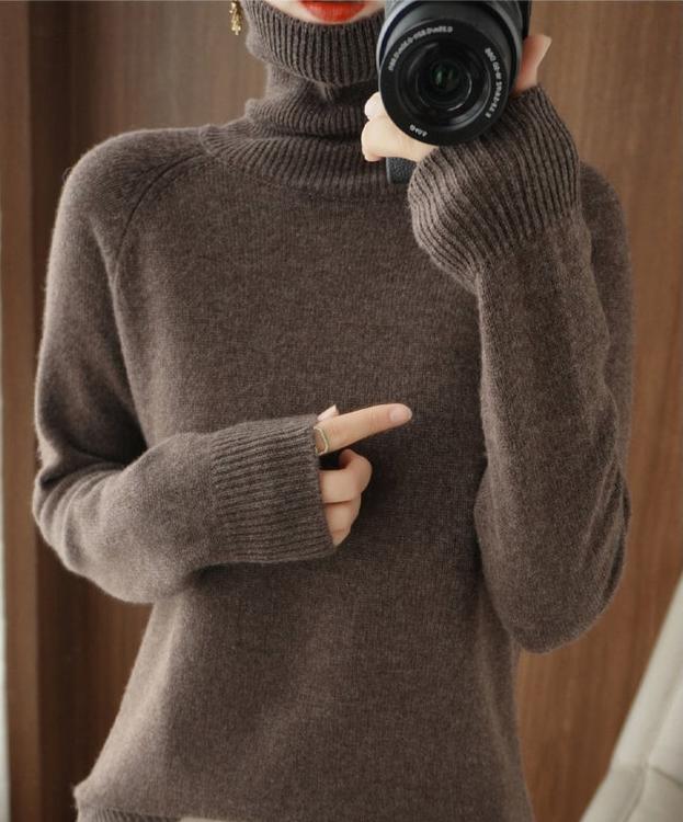 Kuscheliger Strick-Rollkragenpullover