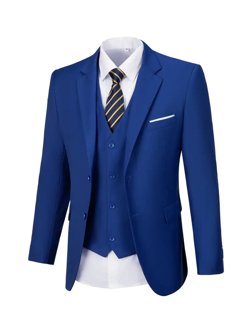 Herrenanzug mit zwei Knöpfen Jacke & Hose Anzug