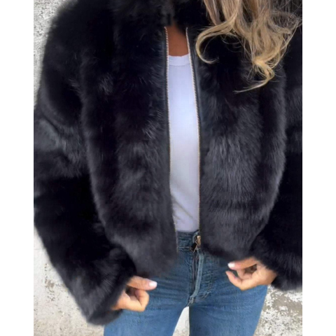 Zea | Damen Elegante Weiche Winterjacke | Kurz