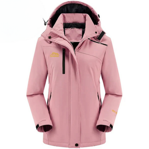 Heidilyn | Damen Winter Kapuzen Softshell Jacke | Lang