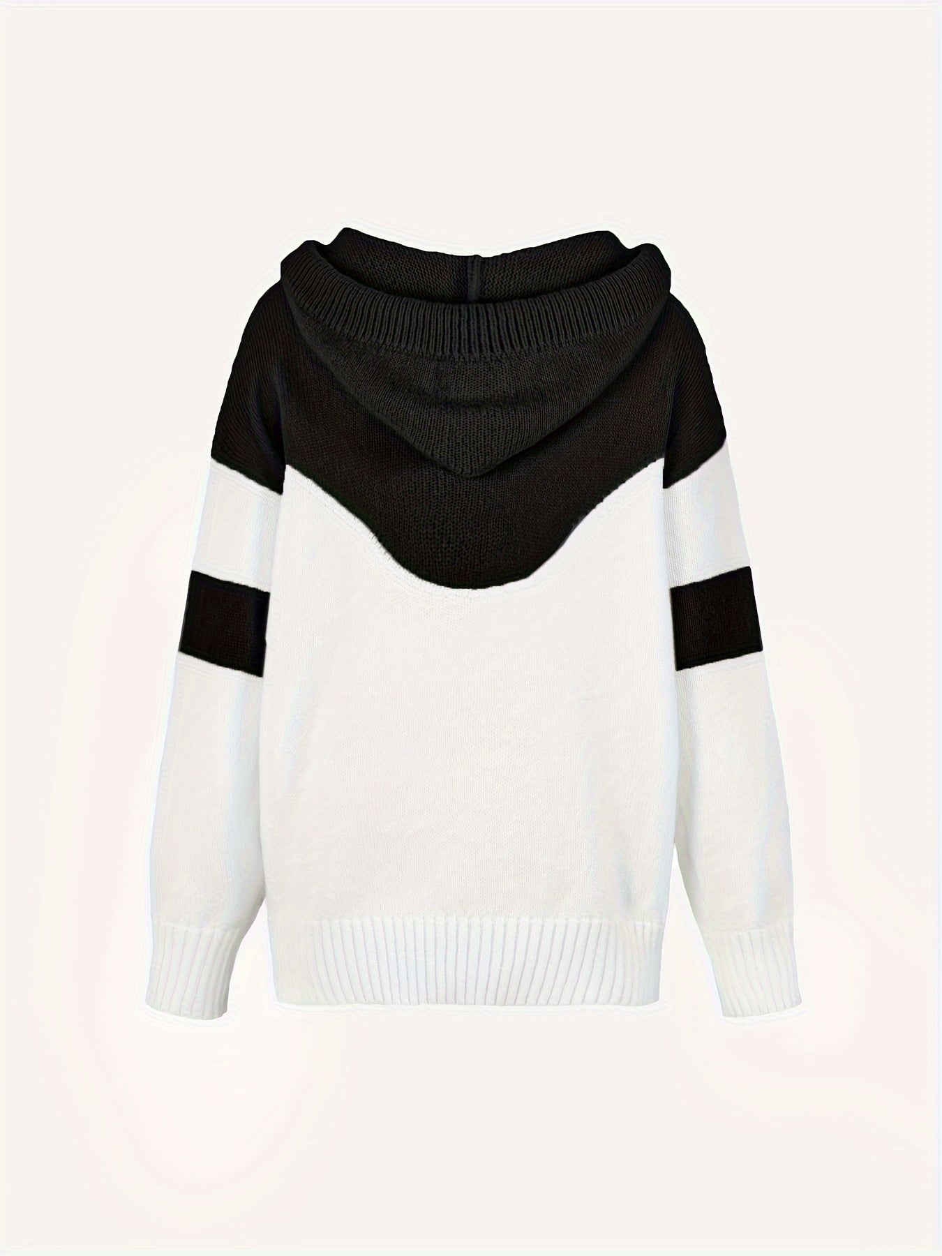 Bella - Streetwear Herbst Farbblock-Hoodie mit Kordelzug und Tasche für Damen