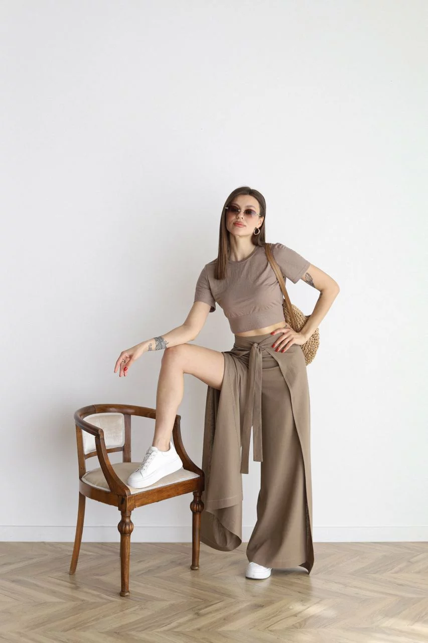 Wide-Leg Trousers | Linen | Bequem und elegant