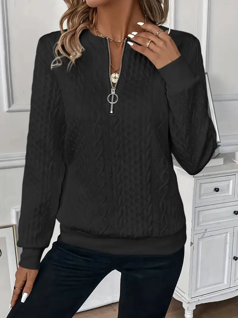 Stilvolle Pullover mit Reißverschluss für Damen
