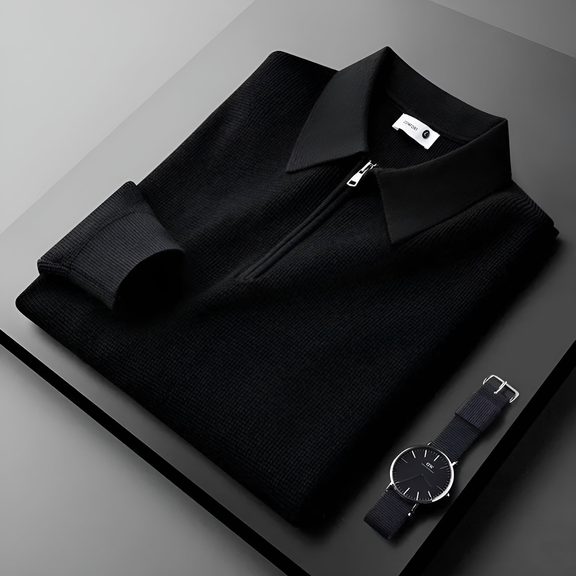 Weich gestricktes Freizeit-Poloshirt für Männer