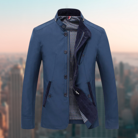 Aidano | Herren Luxus Knopfleiste Kragen Jacke | Formell