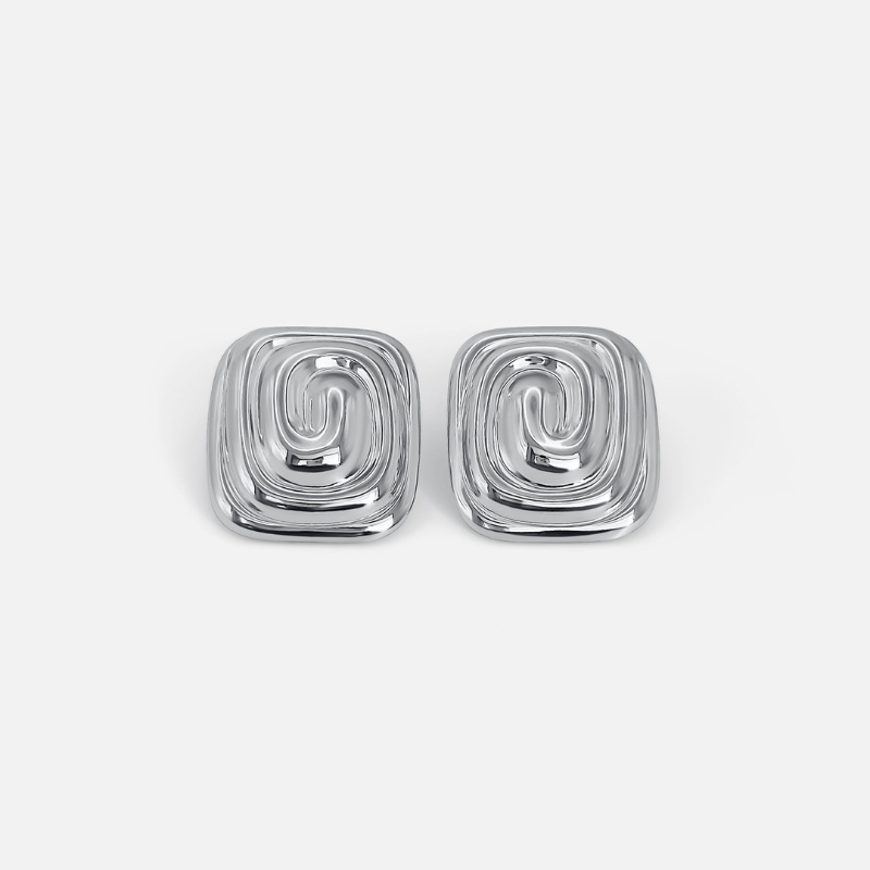 Silberner Spiralring – Modernes Design mit zeitloser Eleganz