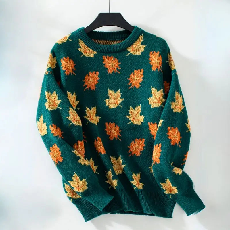 Gemütlicher Herbststrickpullover