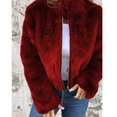 Zea | Damen Elegante Weiche Winterjacke | Kurz