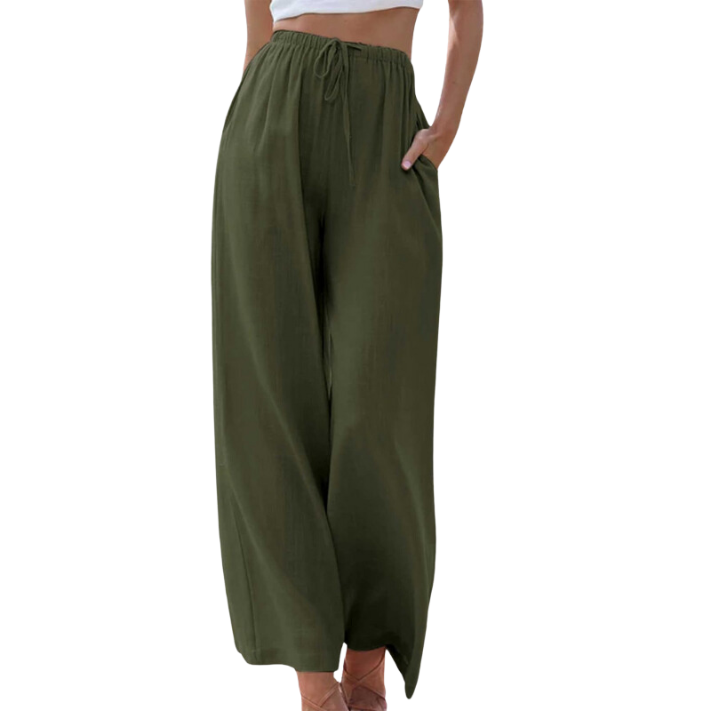 Weite Sommerhose | Elastischer Bund | Luftiger Schnitt