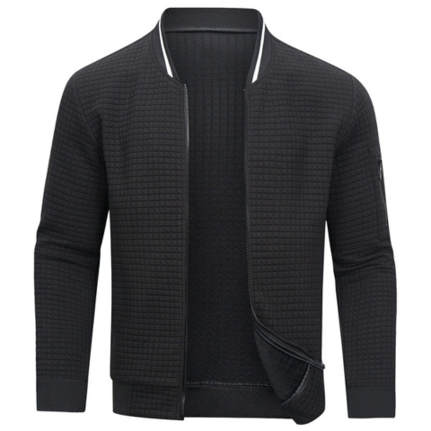 Baron | Herren Stepp Bomber Jacke | Reißverschluss
