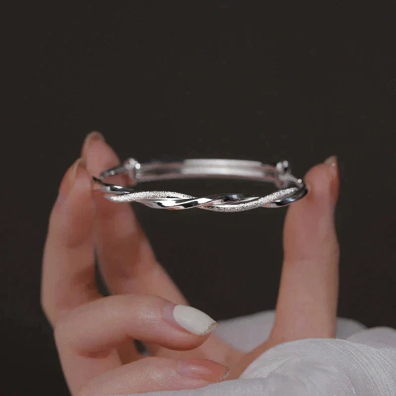 Camilla | Gedrehte 925 Sterling Silber Armband