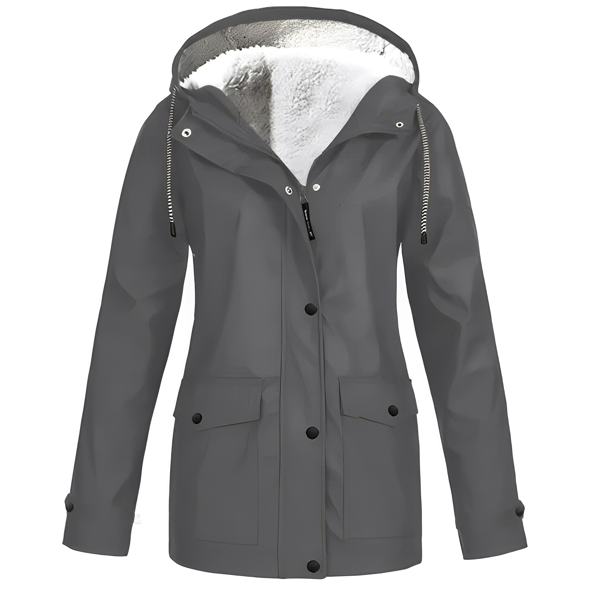 Laura | Stylische Fleece gefütterte Wärme Damenjacke