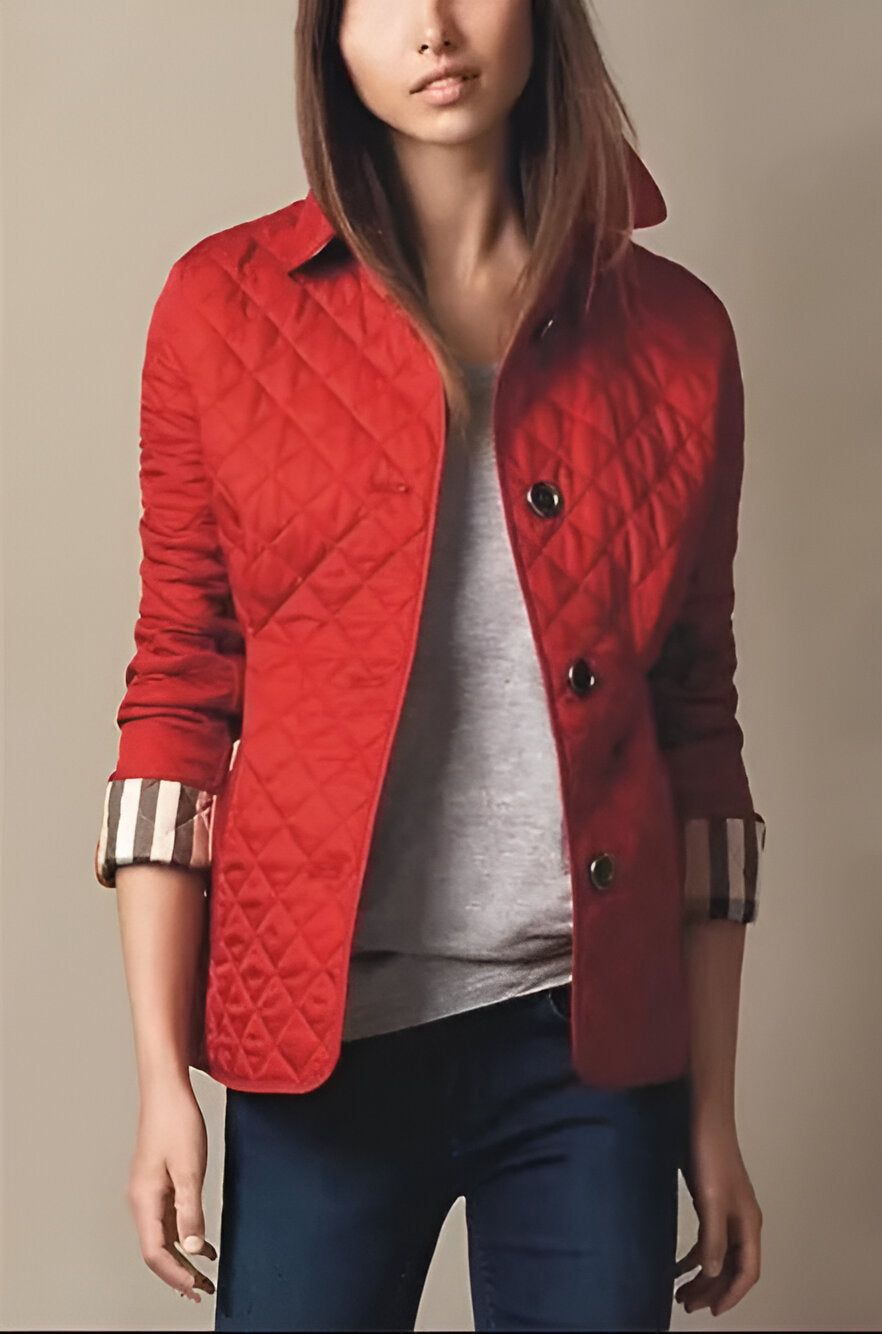 Janelle™ - Stehkragen Steppjacke