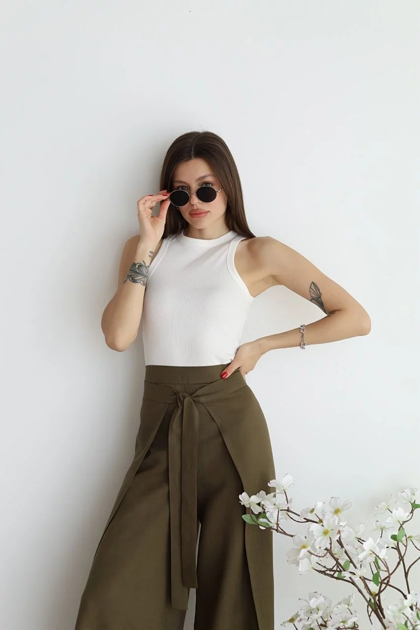 Wide-Leg Trousers | Linen | Bequem und elegant