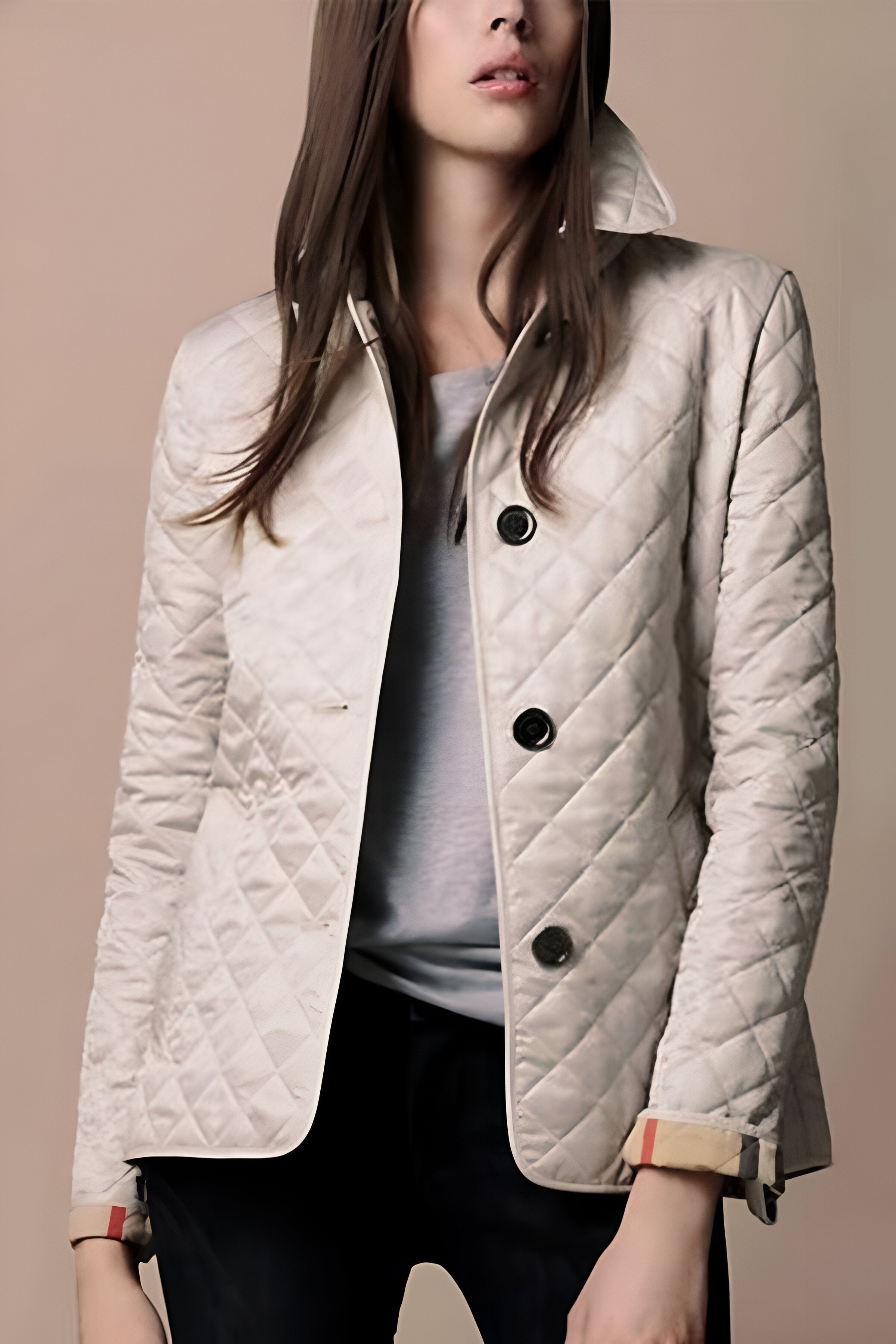Janelle™ - Stehkragen Steppjacke