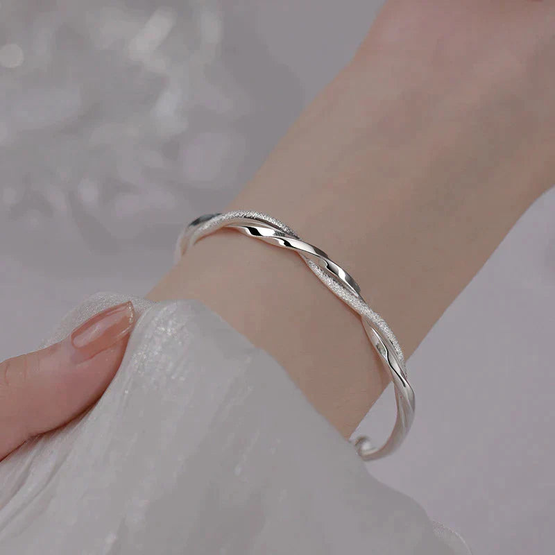 Camilla | Gedrehte 925 Sterling Silber Armband
