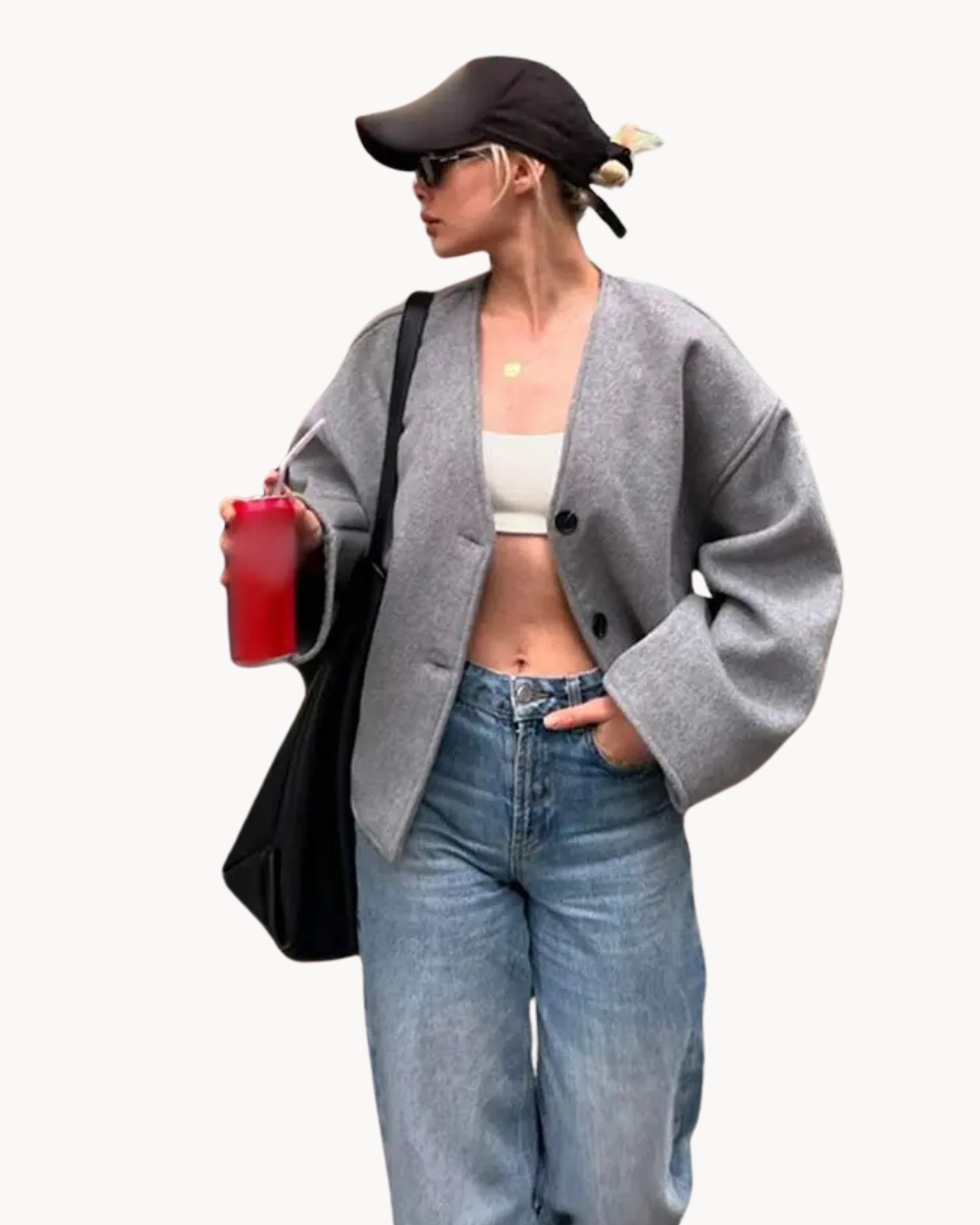 ODETTE | Sophisticated Tailored Fit Double Breasted Jacket für Damen