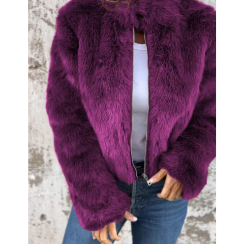 Zea | Damen Elegante Weiche Winterjacke | Kurz