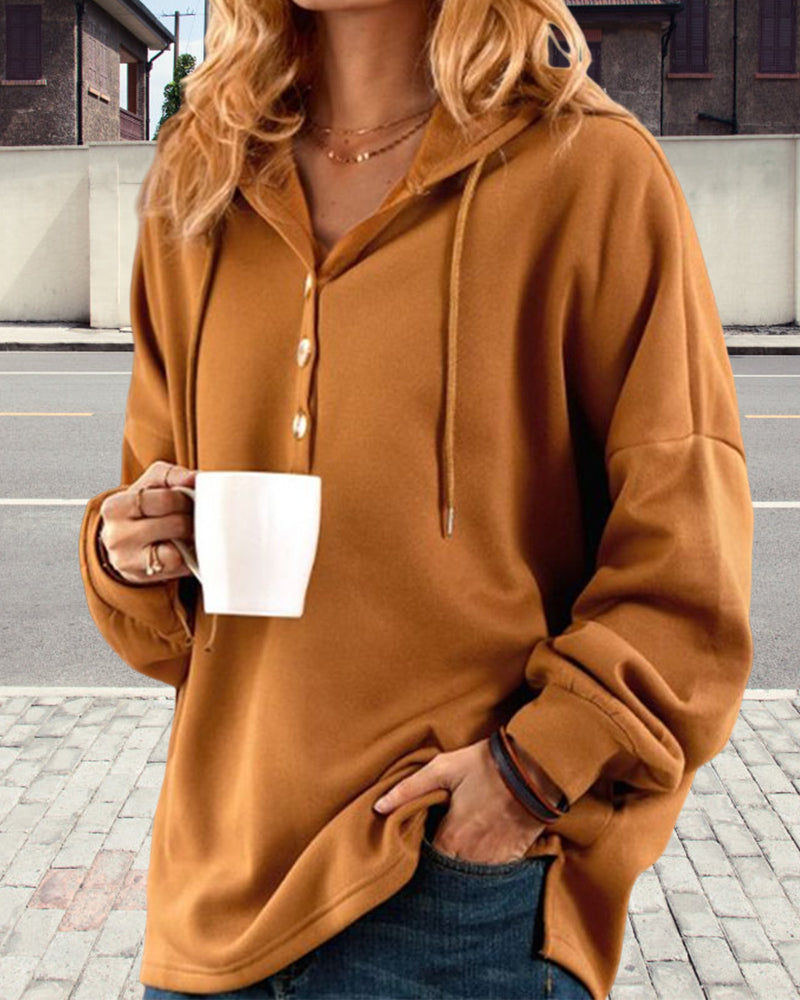 Langarmshirt mit Kapuze