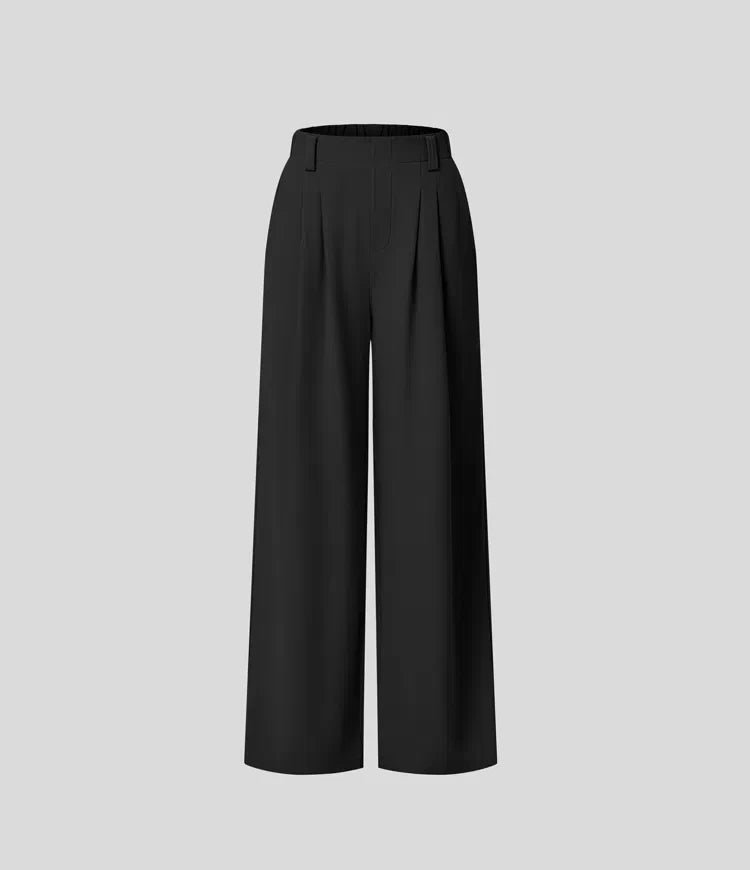 Wide-Leg Hosen | Polyester | Elegant und Bequem