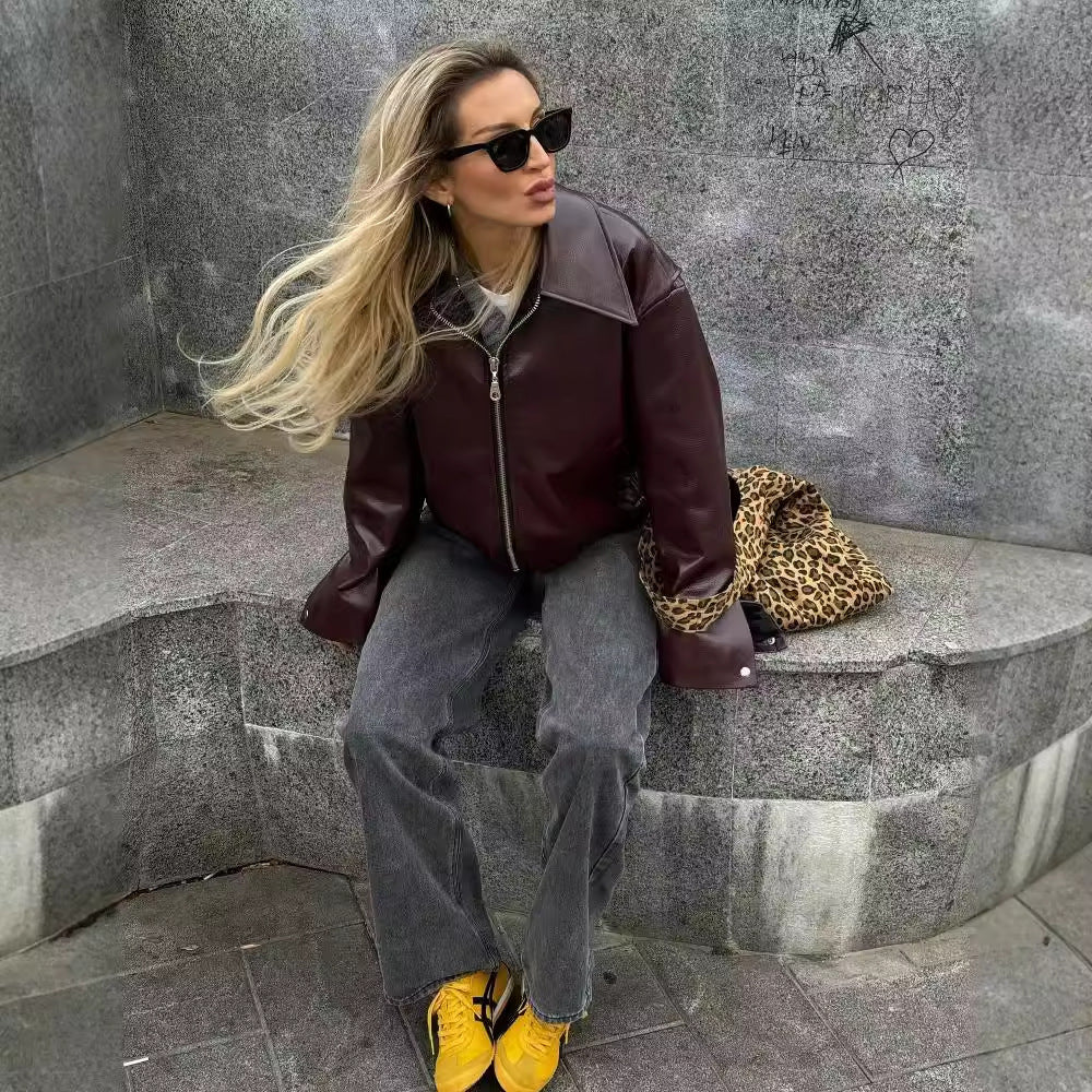 Octavia™ - Elegante Lederjacke