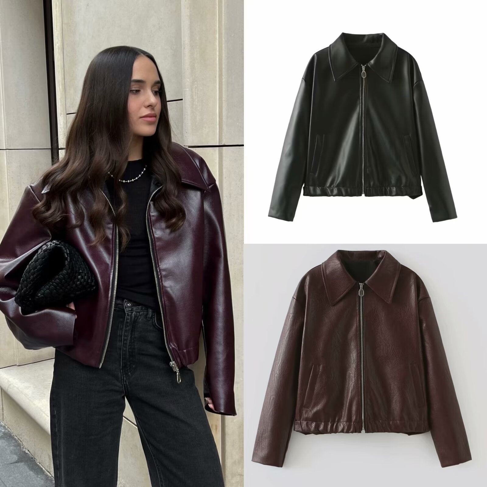 Octavia™ - Elegante Lederjacke
