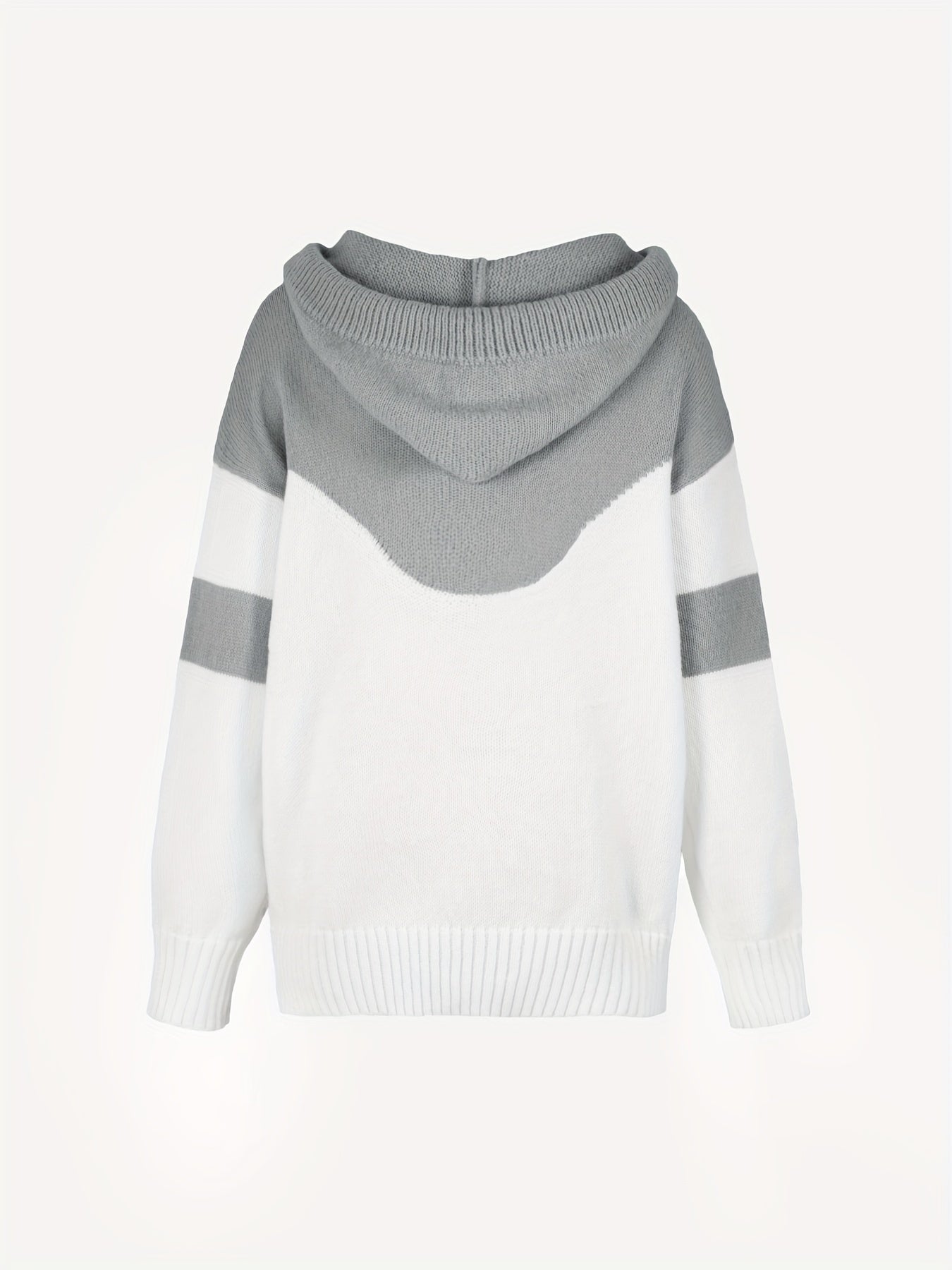 Bella - Streetwear Herbst Farbblock-Hoodie mit Kordelzug und Tasche für Damen