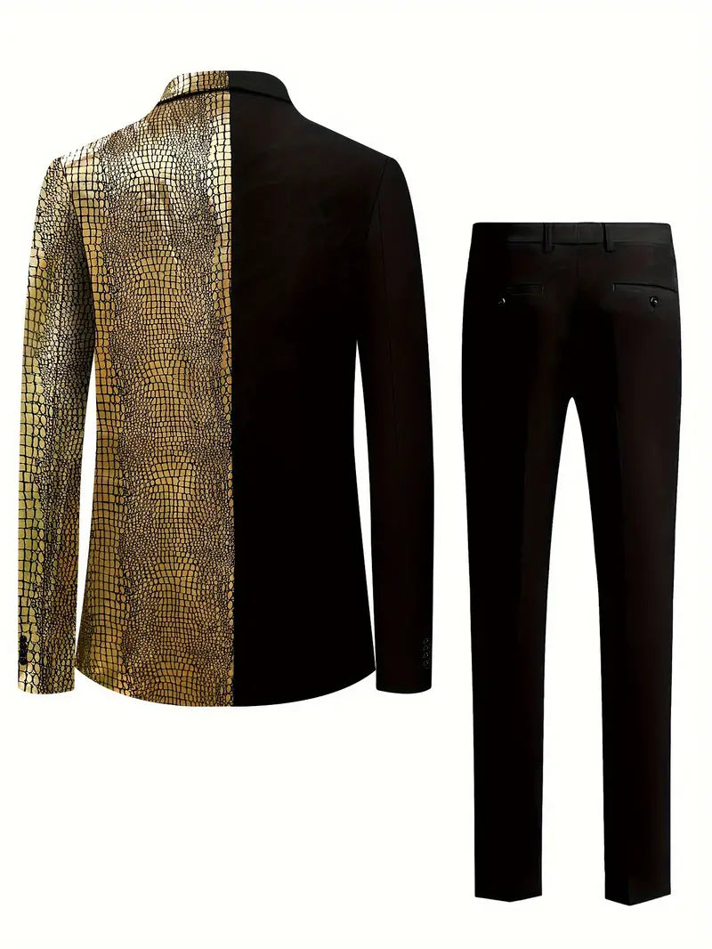 Formal glänzende Anzugjacke & Anzughose