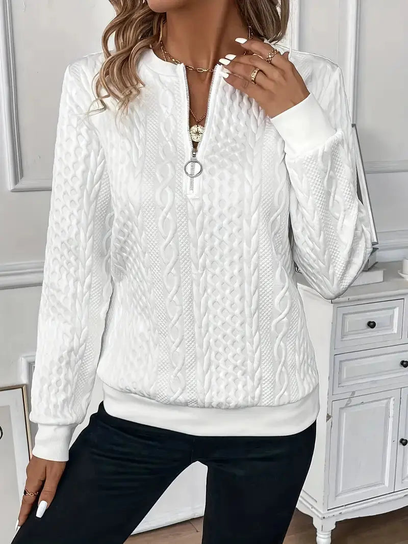 Stilvolle Pullover mit Reißverschluss für Damen
