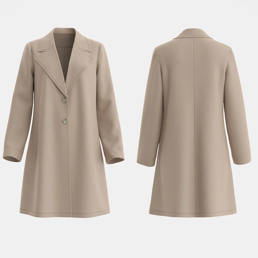 Elisa | Eleganter Damenmantel für luxuriöse Wärme
