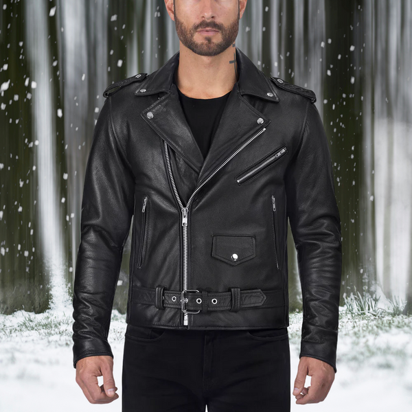 Henrik - lederjacke für herren