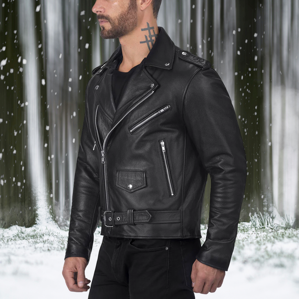 Henrik - lederjacke für herren