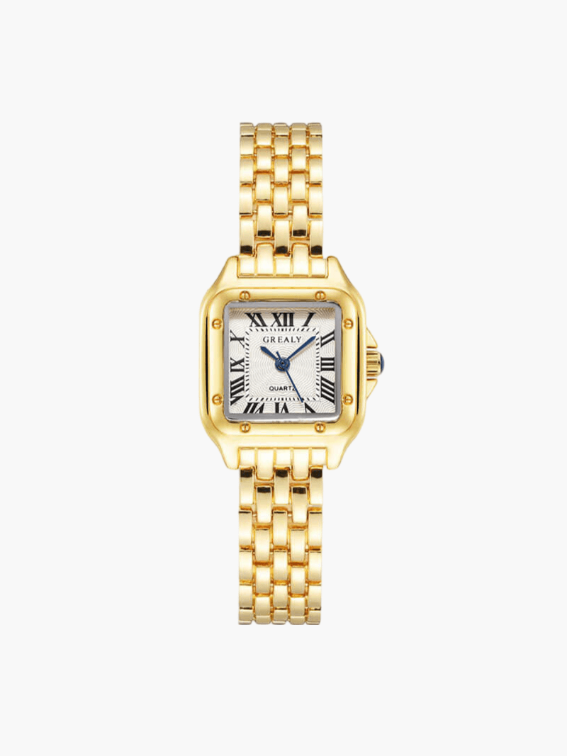 Perahta - Vintage Gold Damenuhr