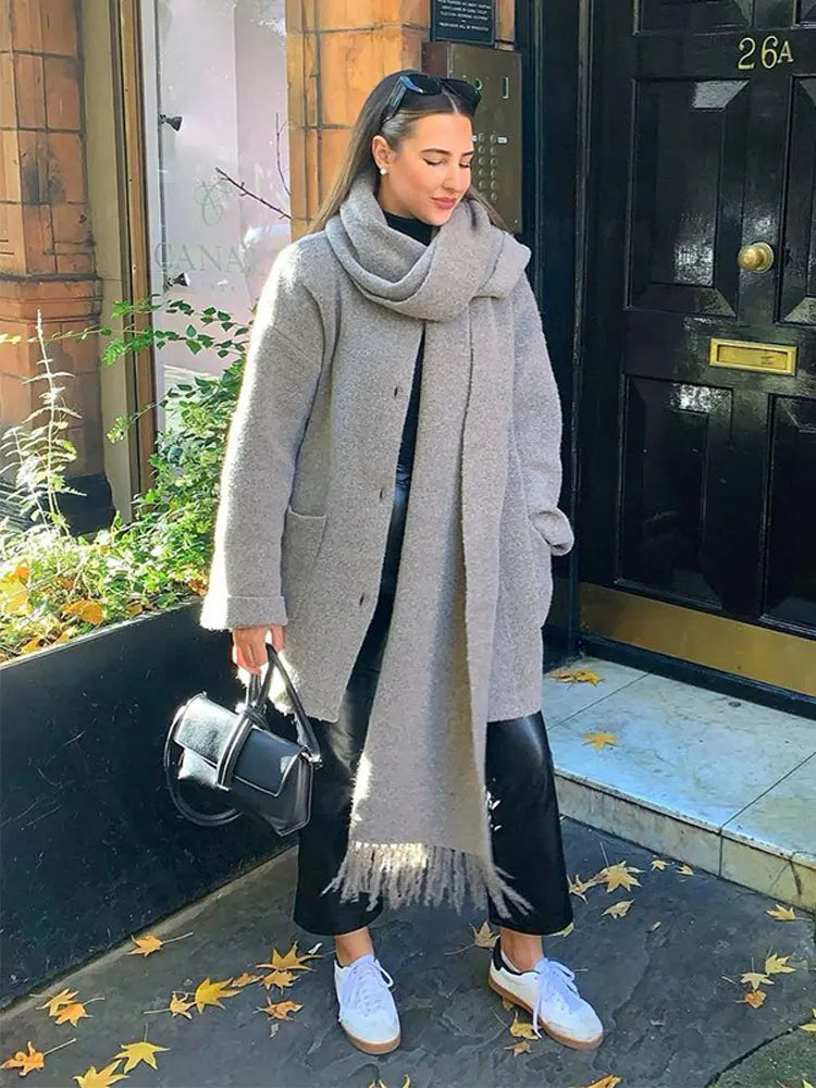 Anna | Strickjacke mit Schalkragen