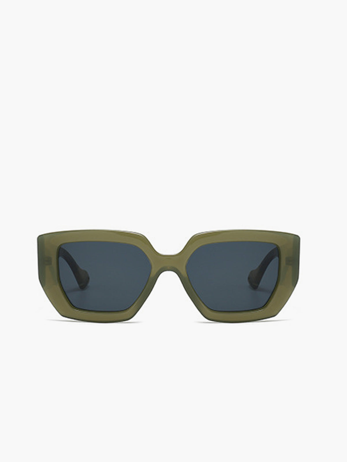 Thel – Quadratische Sonnenbrille mit Marmordruck