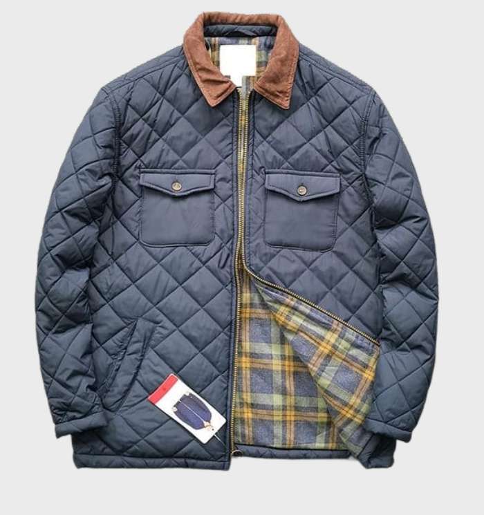 Boris - Dicke und warme Steppjacke mit Flanell